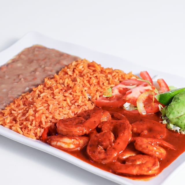 Camarones a la Diabla Plate.