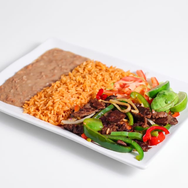 Fajitas Asada Plate.